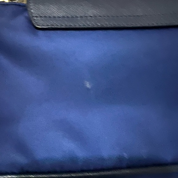 Prada Navy Blue Tessuto and Saffiano Leather - Picture 7 of 13